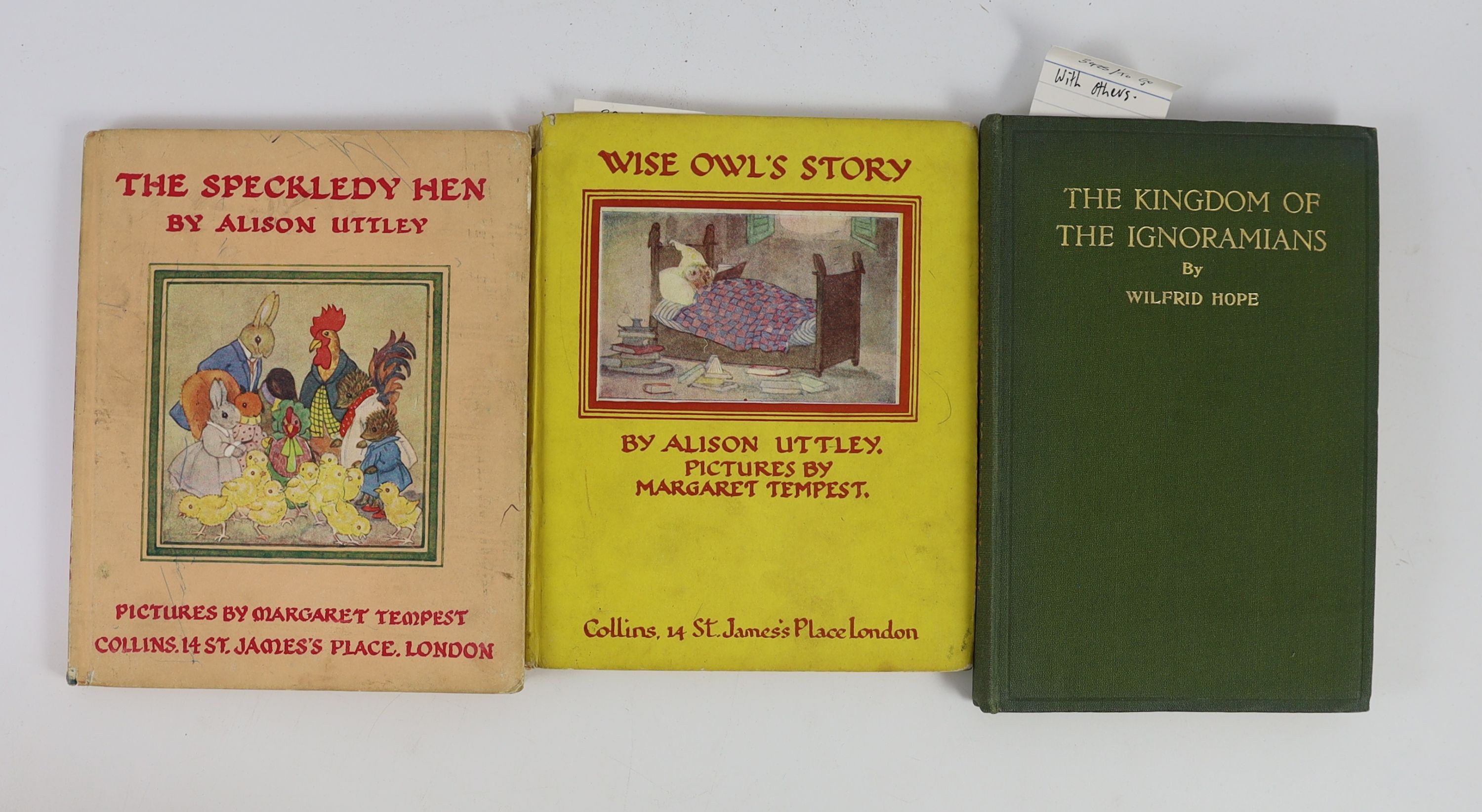 Krauss, Ruth - A Hole is to Dig - 1st British ed. - Hamish Hamilton, London, 1963., Milne, A. A. - When We Were Very Young - Methuen & Co. Ltd, London, 1924., Milne, A. A. - The House at Pooh Corner - Methuen & Co. Ltd,